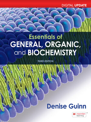 cover image of Essentials of General, Organic, and Biochemistry